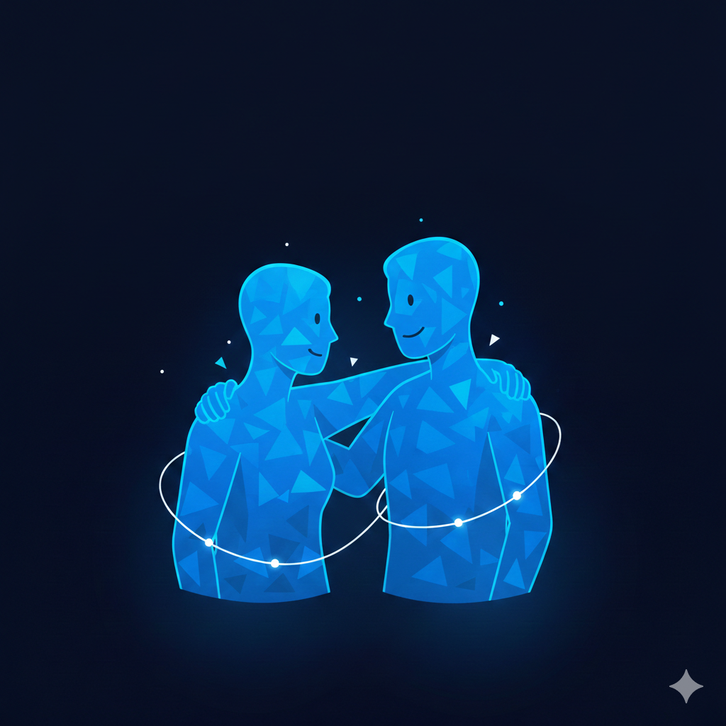 African youth sitting together